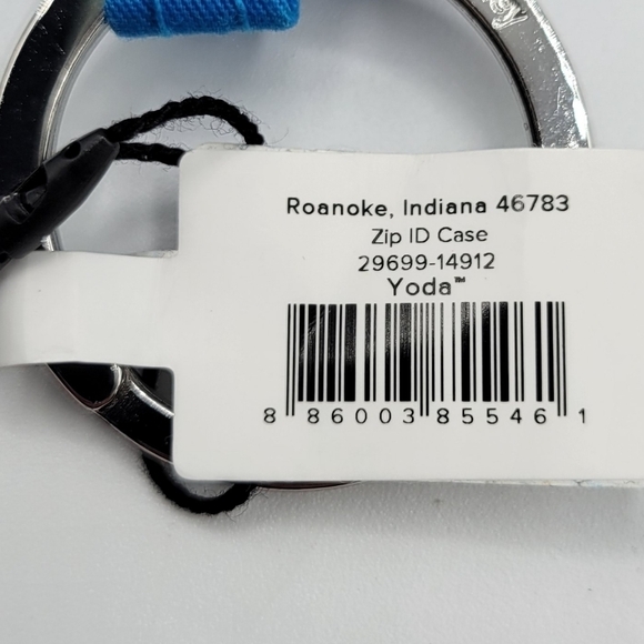 Vera Bradley Yoda Star Wars Zip ID Case - Picture 4 of 6